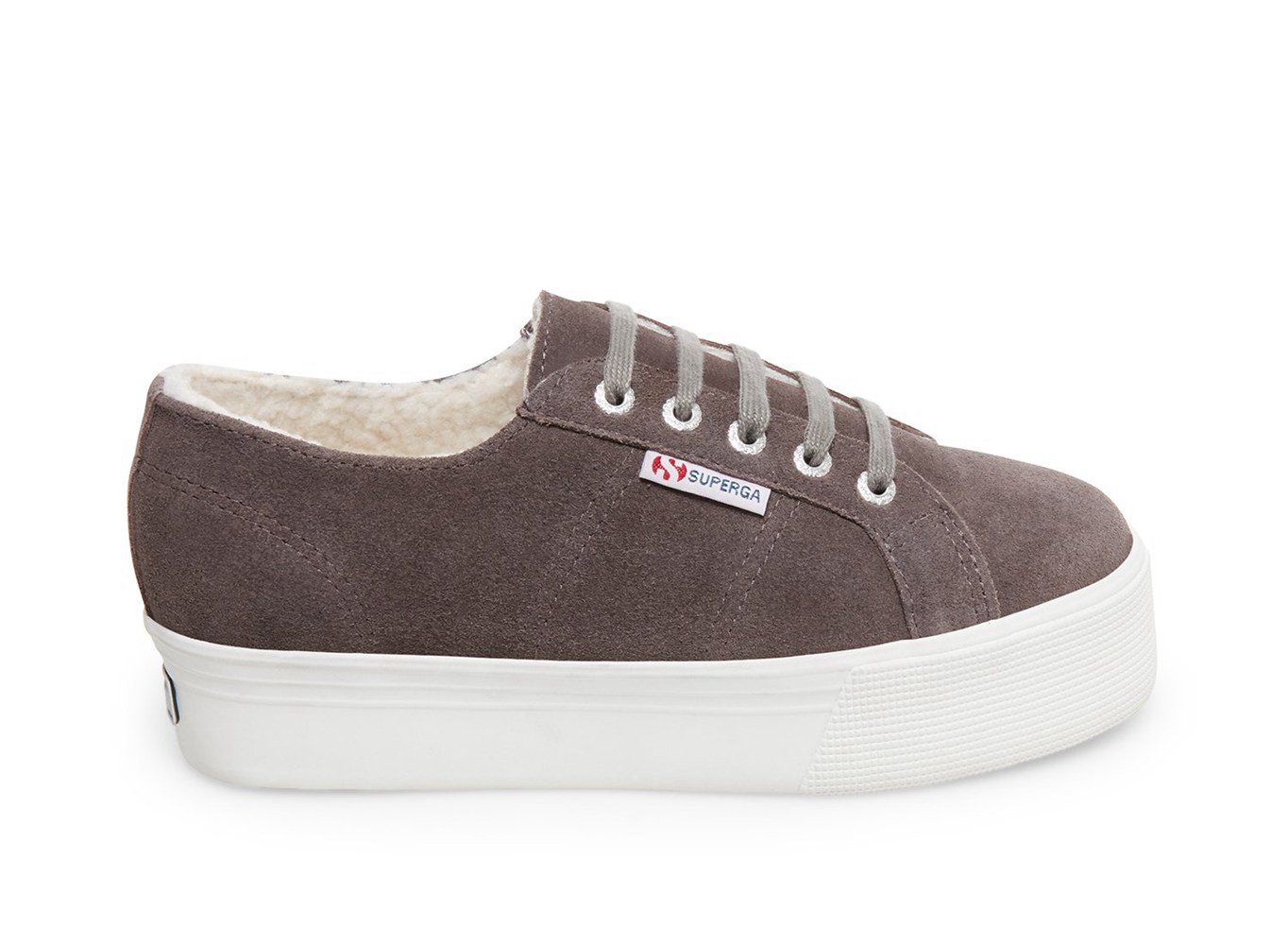 Superga Platform Womens - 2790 Suehairyfurw - Dark Grey - JPXWQ4908